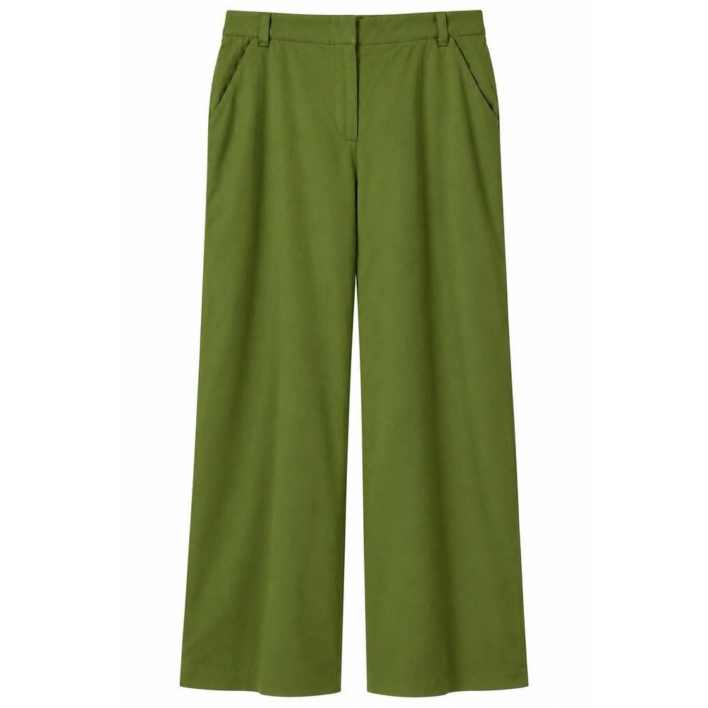 Erin London Womens Pants 20w olive Army Green Pull On Elastic Waist Pockets NEW - Picture 1 of 7
